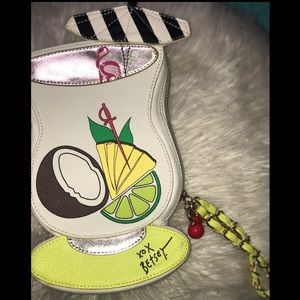 Betsey Johnson Pina Colada Wristlet
